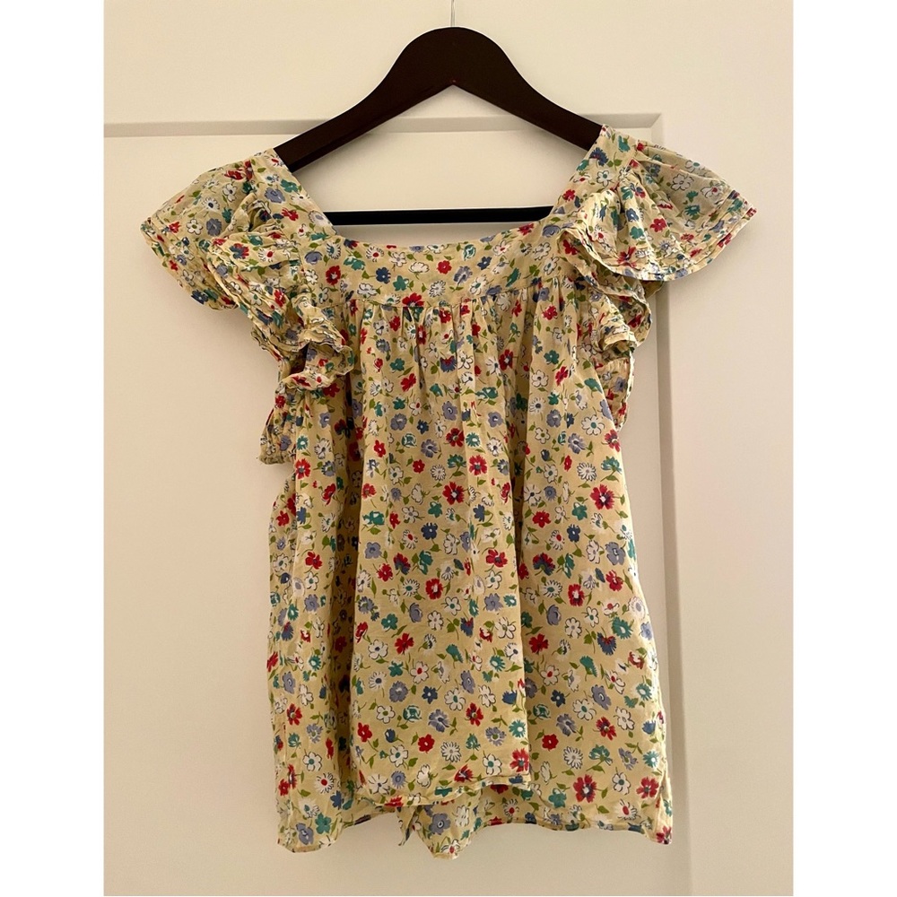 Doen Abelene Tasha Garden Print Top